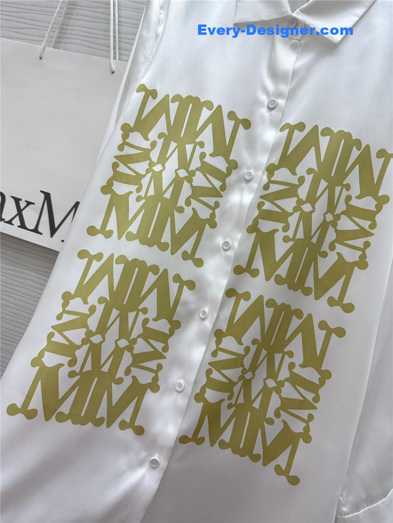 Vanitoo M letter print shirt replica d&g clothing