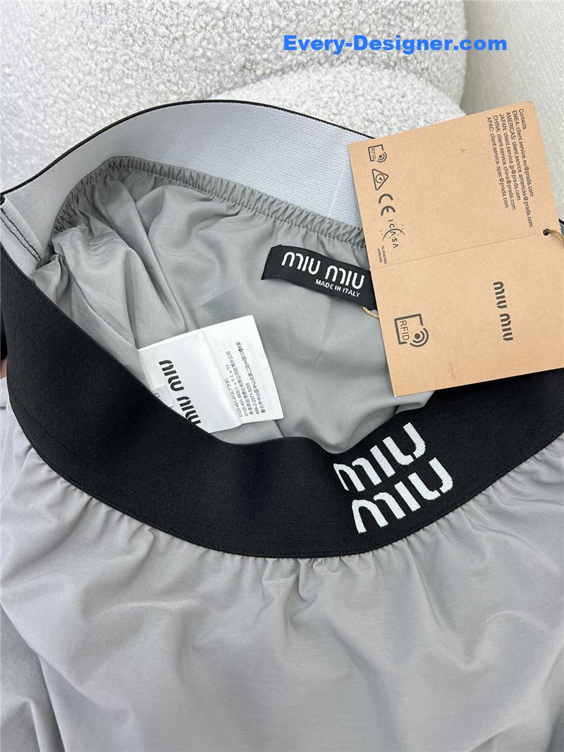 M1um1u sun protection fabric skirt replica d&g clothing