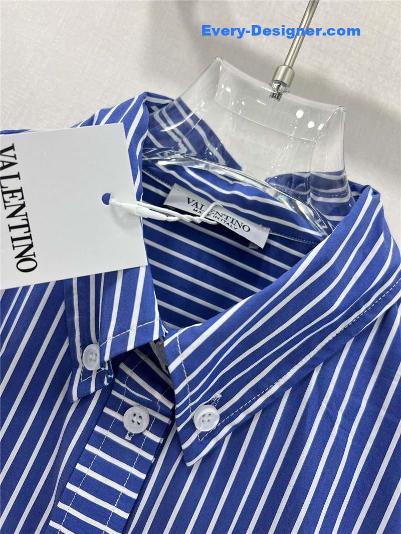 Va1e*ntin0 striped dress replica designer clothing websites