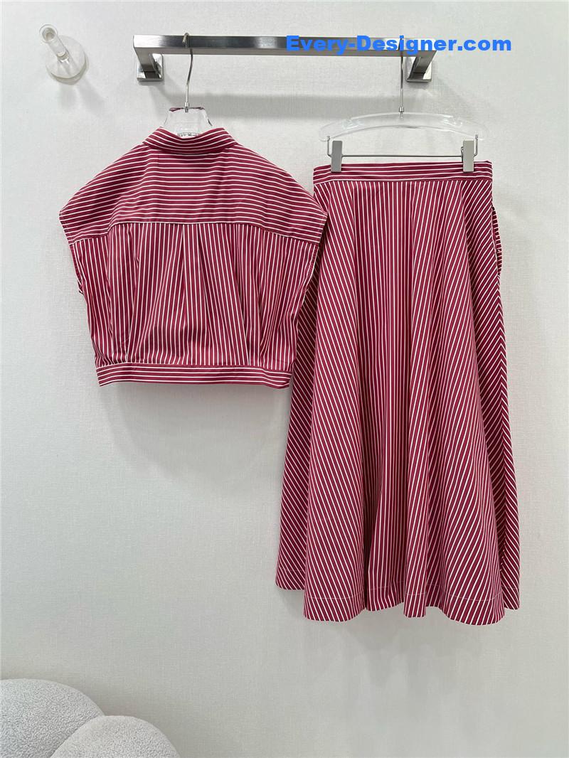 Va1e*ntin0 striped dress replica designer clothing websites