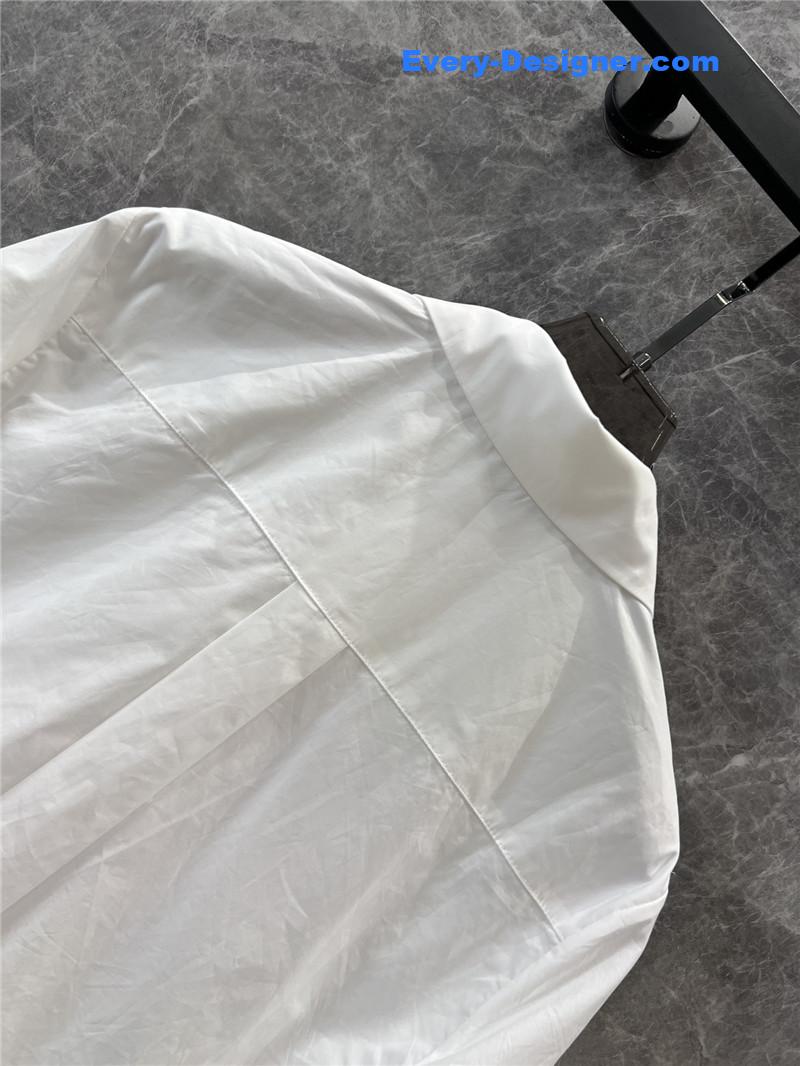 Ch**el lapel long-sleeved shirt replicas clothes