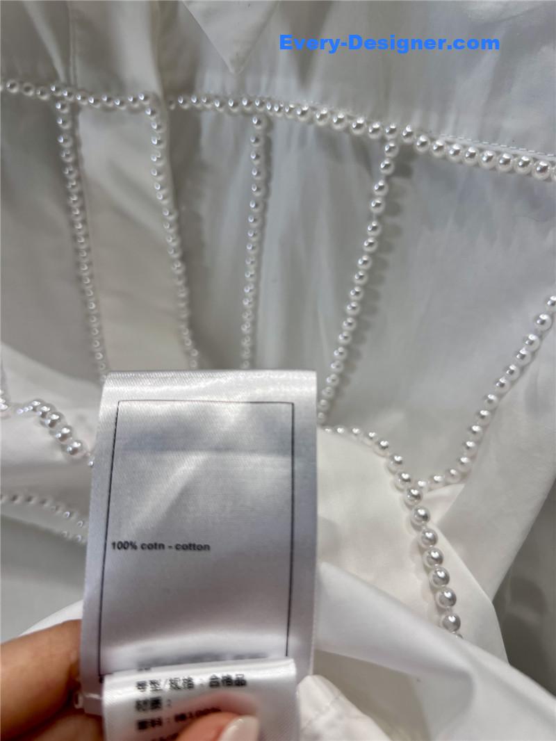 Ch**el lapel long-sleeved shirt replicas clothes