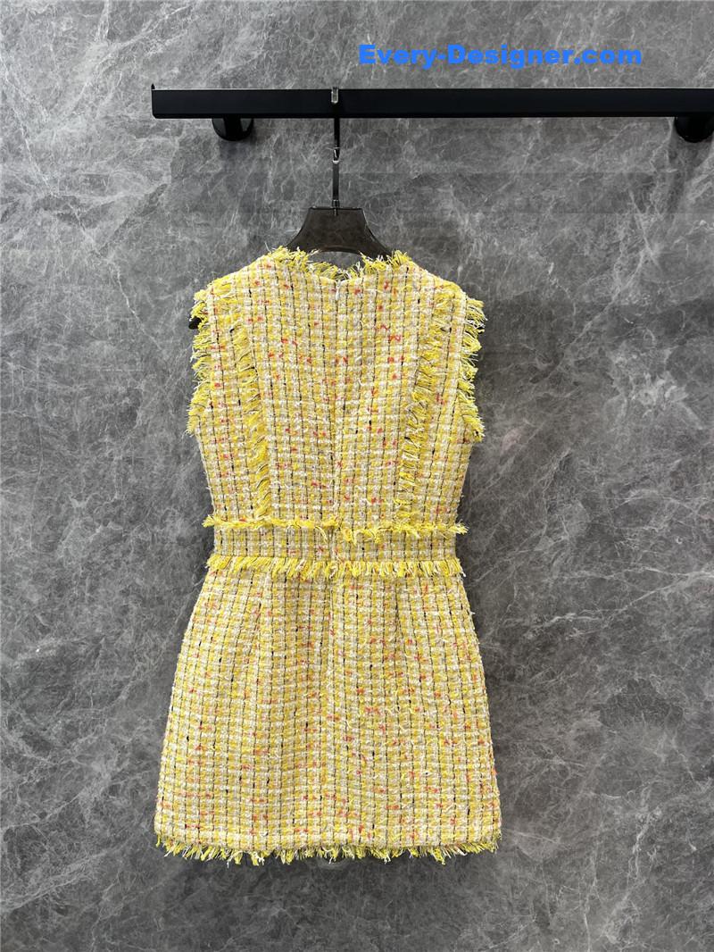 Ch**el woolen dress replica d&g clothing