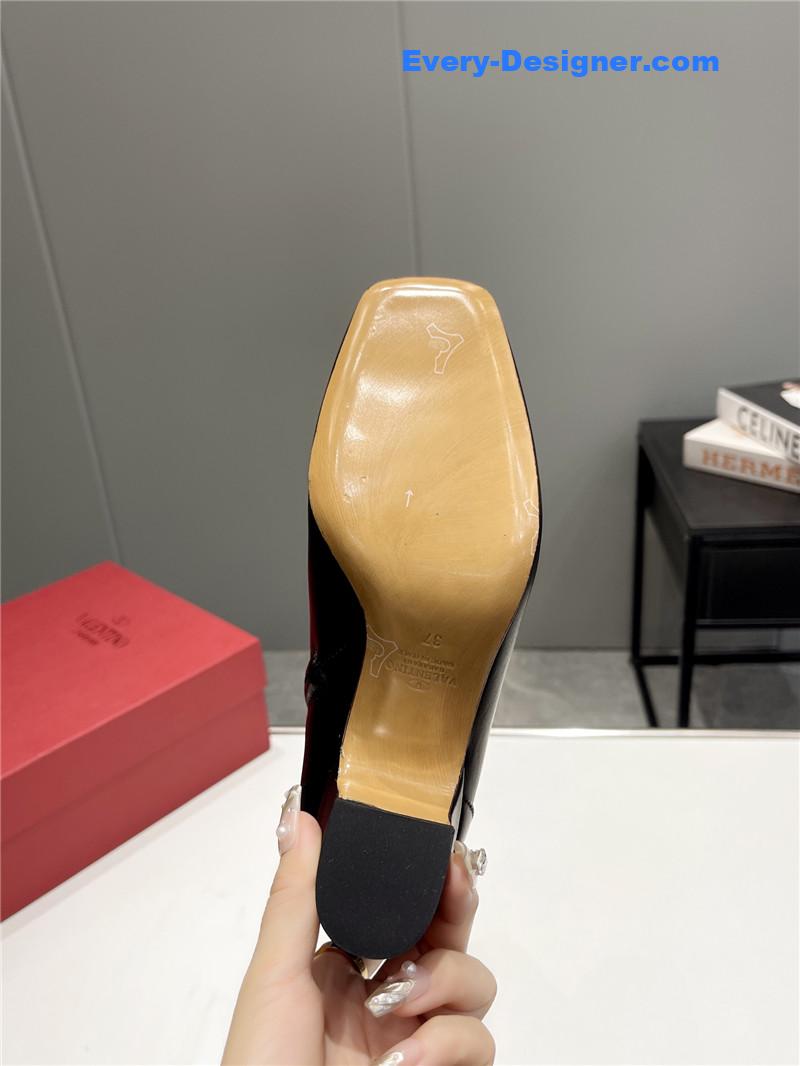 Va1e*ntin0 garavani tan-go 60mm leather boots