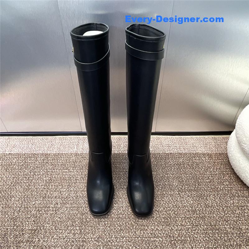 D10r empreinte black calfskin boots