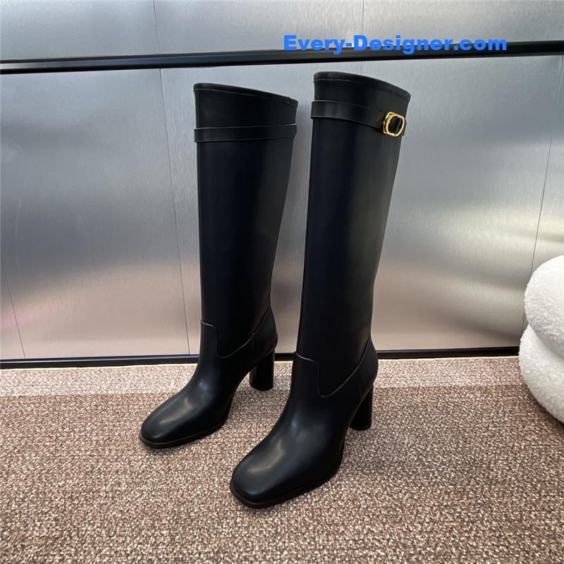 D10r empreinte black calfskin boots