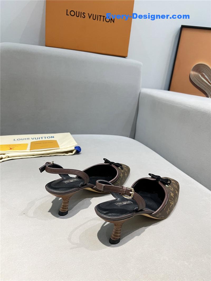 l0vis Vvtt0n neo slingbacks monogram calfskin pumps