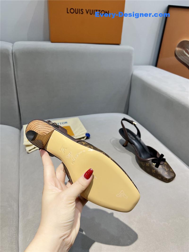 l0vis Vvtt0n neo slingbacks monogram calfskin pumps