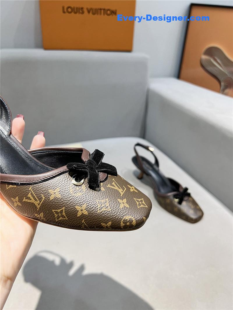 l0vis Vvtt0n neo slingbacks monogram calfskin pumps