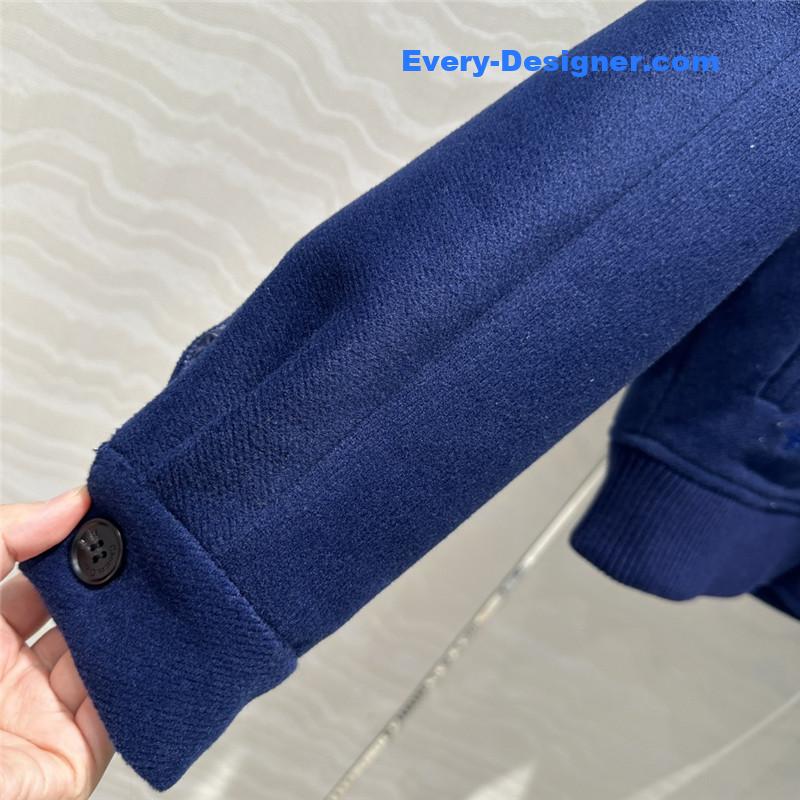 D10r navy style large lapel coat cheap replica designer clothes