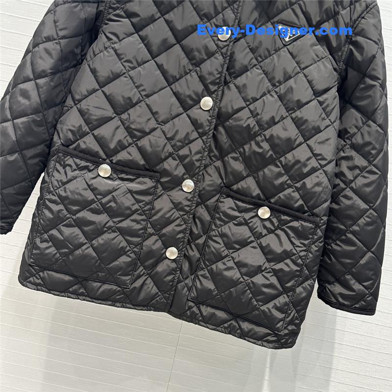 pra*a double-sided D1am0nd quilted padded jacket replicas clothes