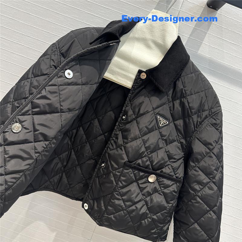 pra*a double-sided D1am0nd quilted padded jacket replicas clothes