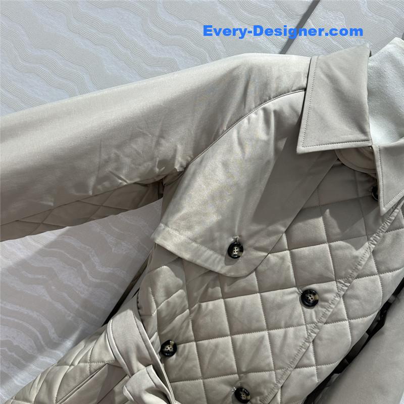 BC long quilted trench coat replica d&g clothing