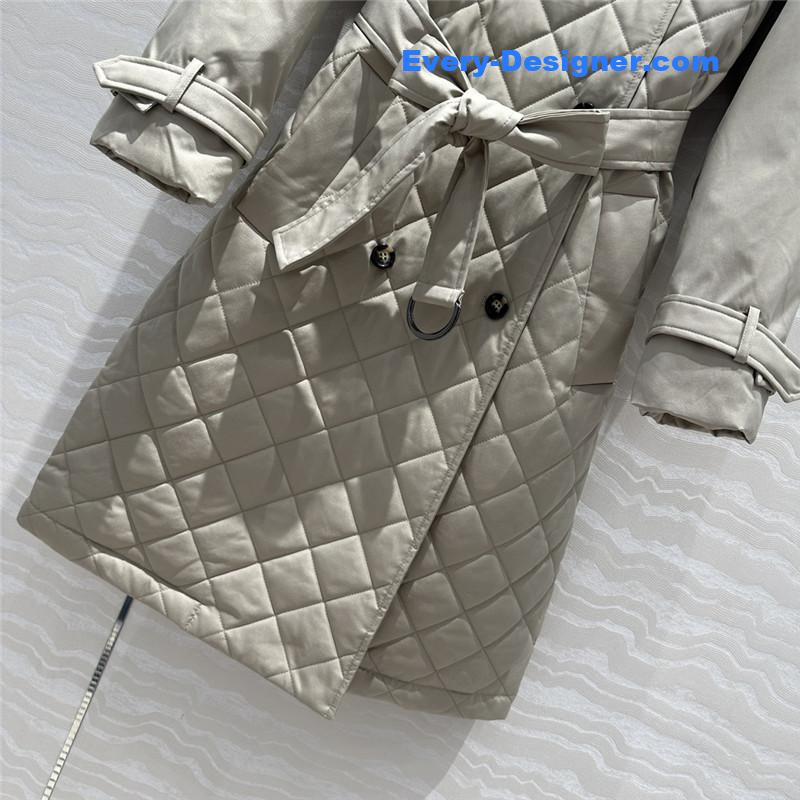 BC long quilted trench coat replica d&g clothing