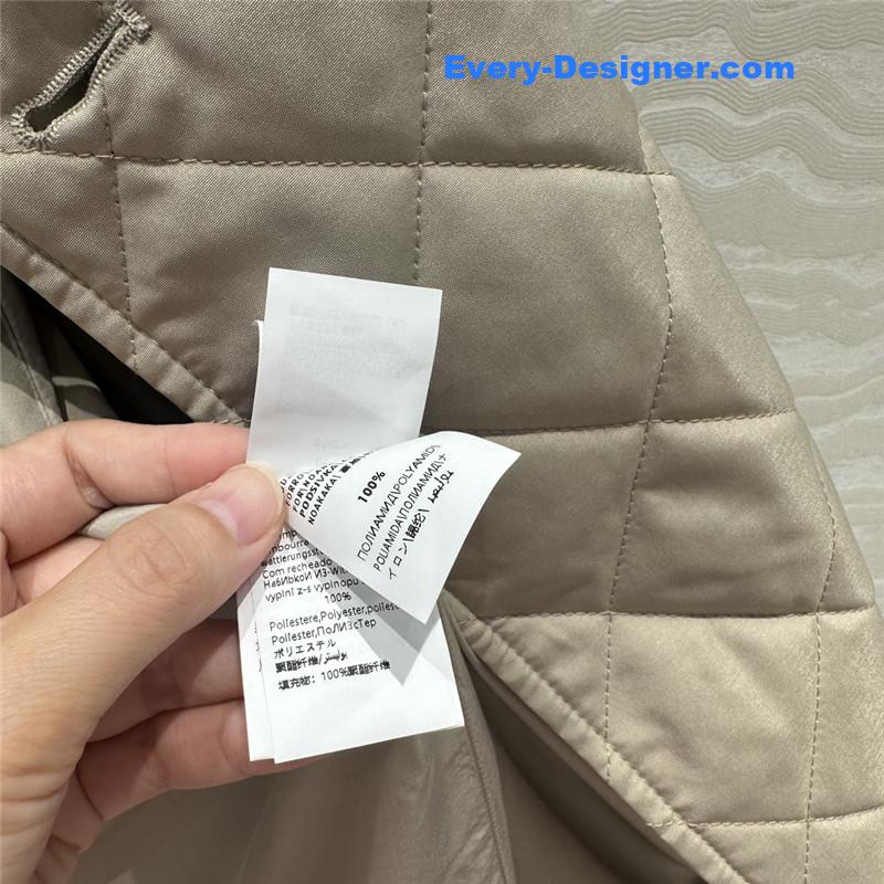 BC long quilted trench coat replica d&g clothing