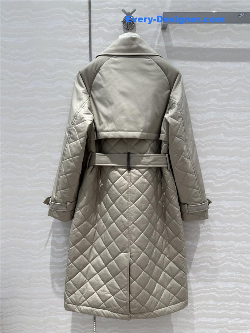 BC long quilted trench coat replica d&g clothing