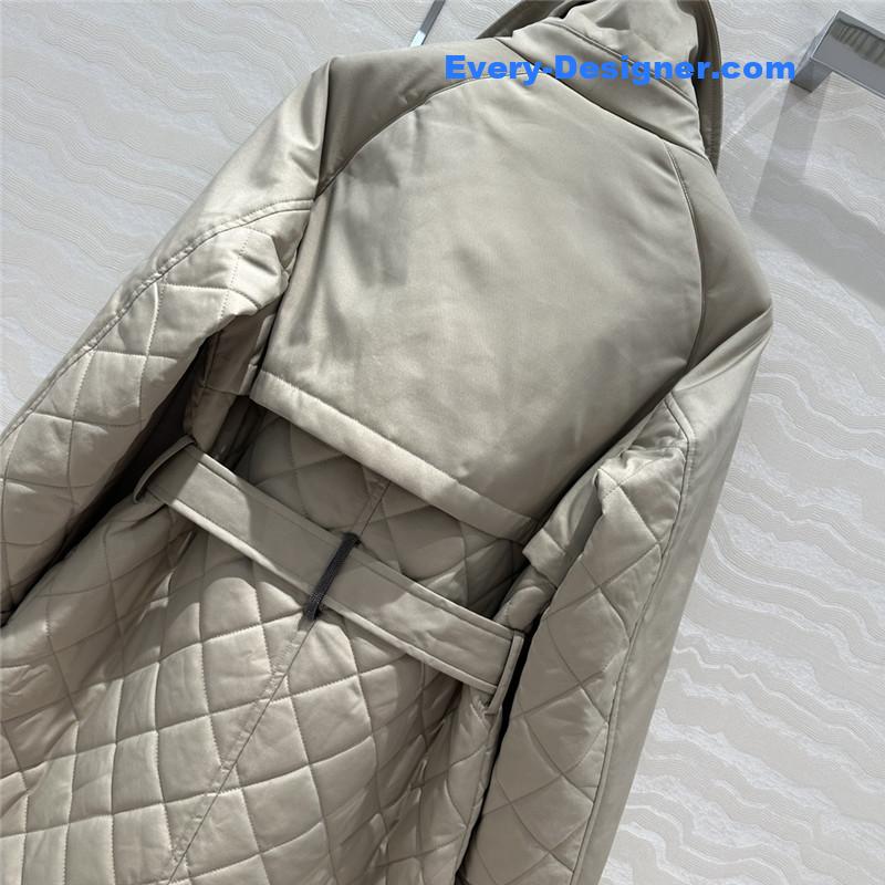 BC long quilted trench coat replica d&g clothing