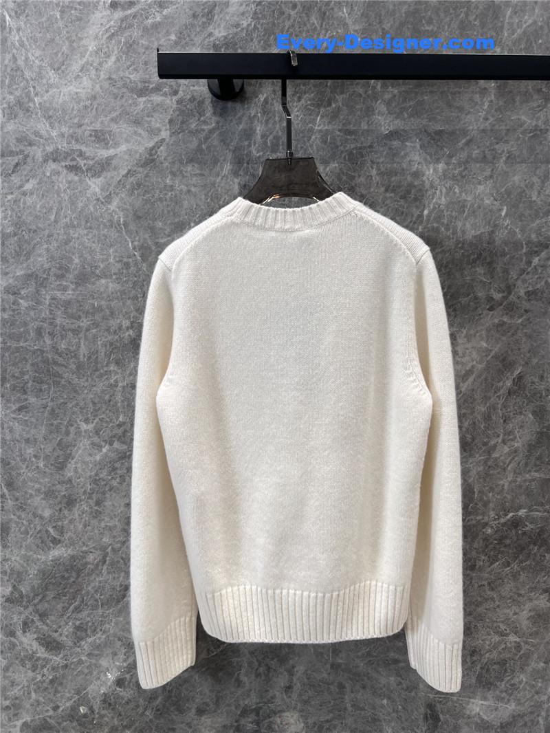 Pra*a knitted cashmere sweater replica clothing sites