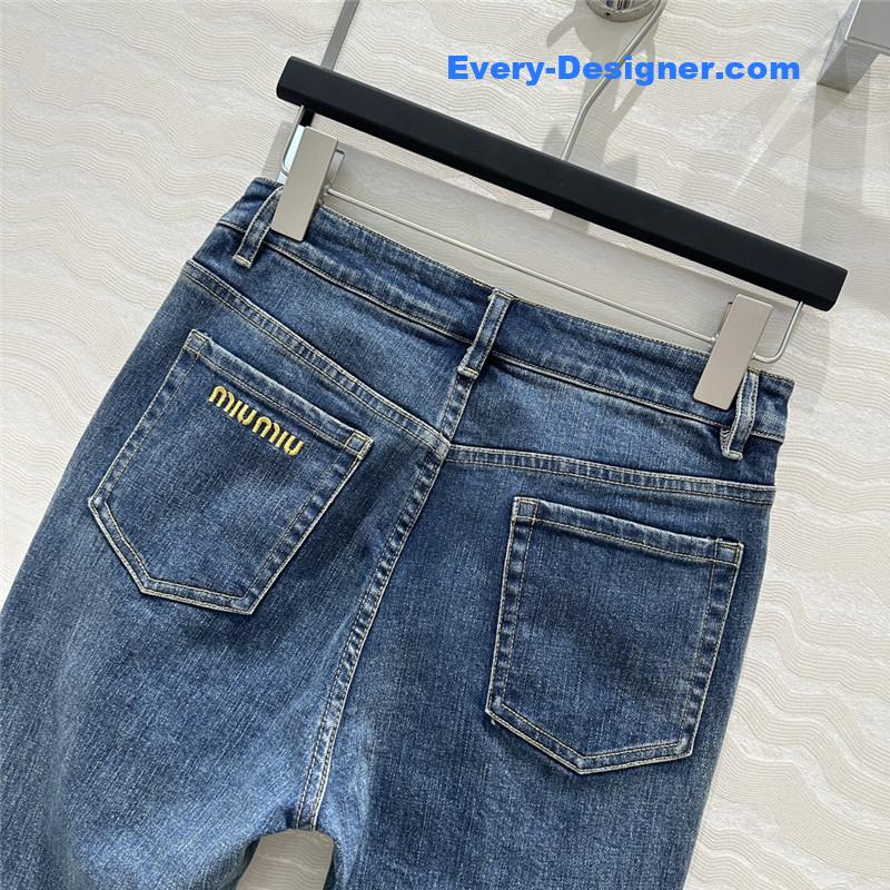 M1um1u low waist jeans cheap replica designer clothes