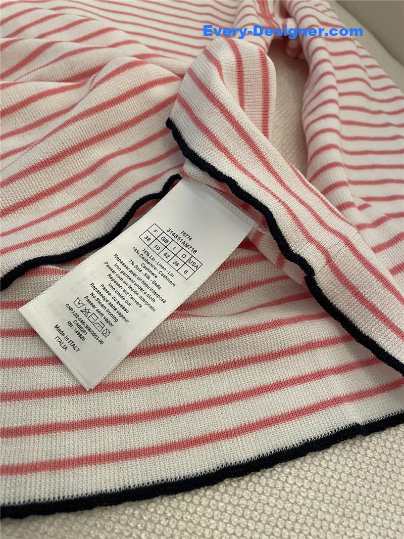 D10r striped linen sweater replica clothing sites