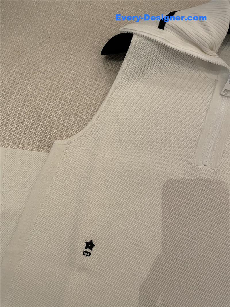 D10r navy collar knitted dress cheap replica designer clothes