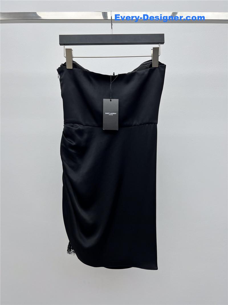 Y51 lace tube top dress replicas clothes