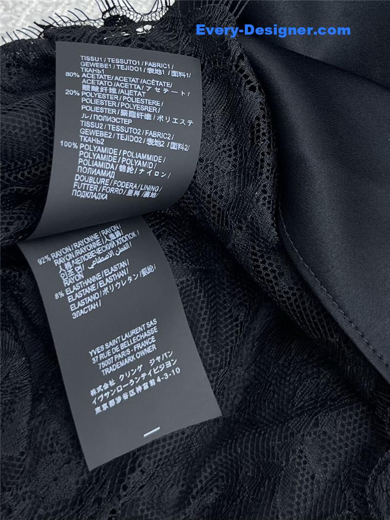 Y51 lace tube top dress replicas clothes