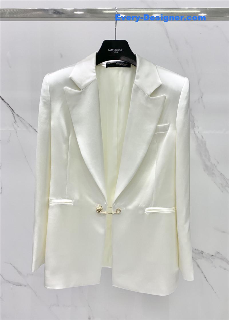 Versace acetate satin suit jacket replica designer clothes