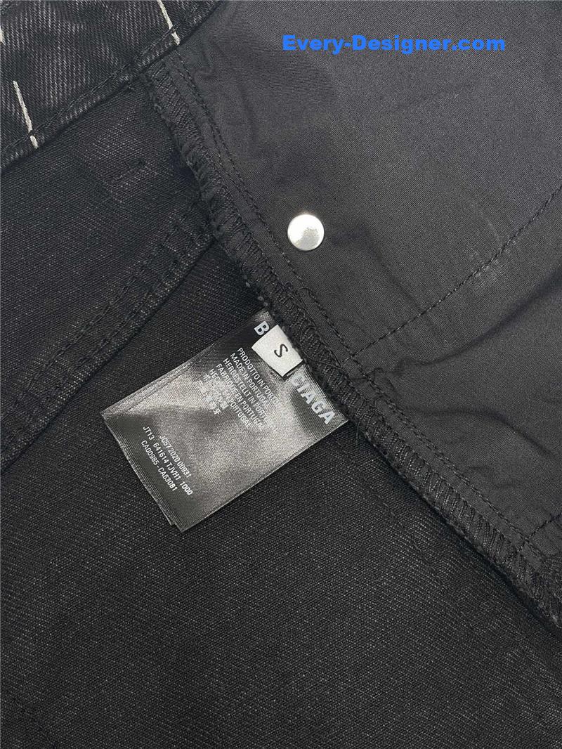 Ba1en*iaga washed distressed denim skirt replica clothing sites