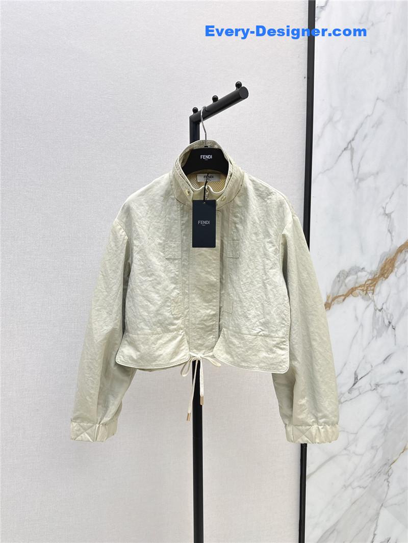 F**di new stand collar trench coat replica clothing sites