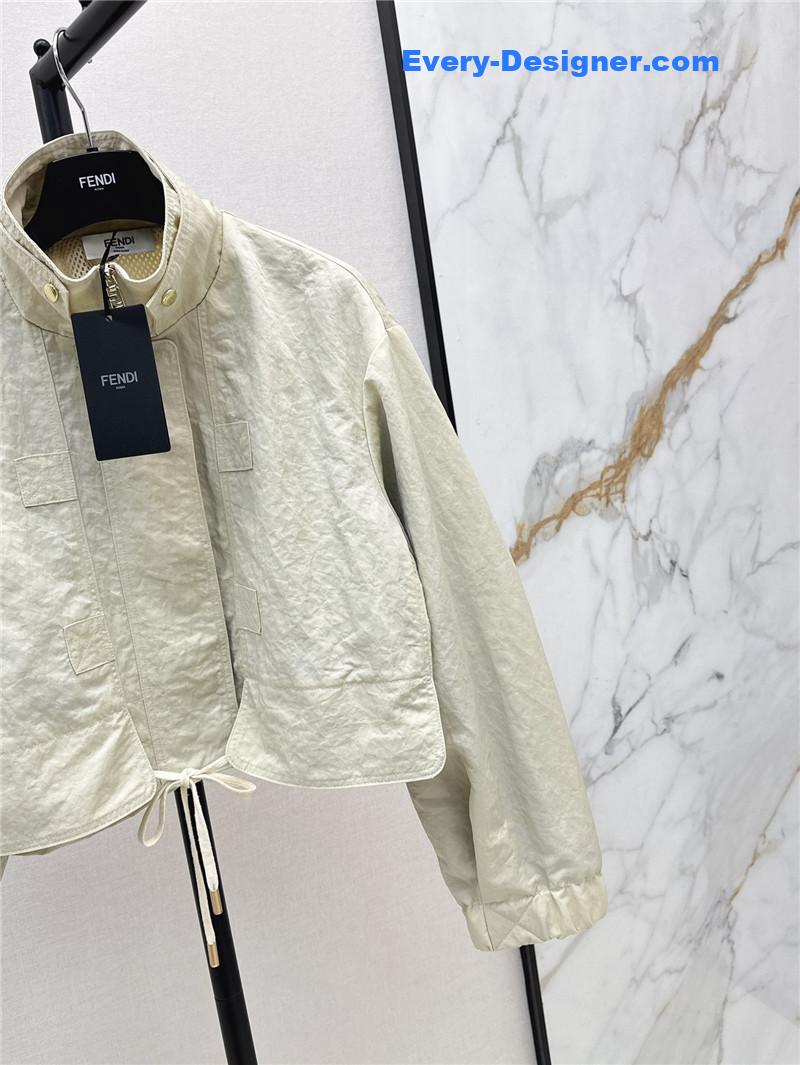 F**di new stand collar trench coat replica clothing sites