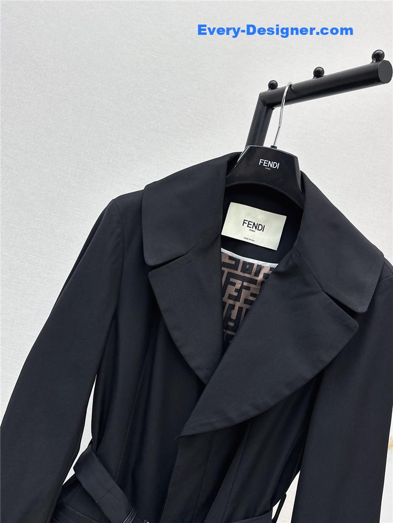 F**di long trench coat replica d&g clothing