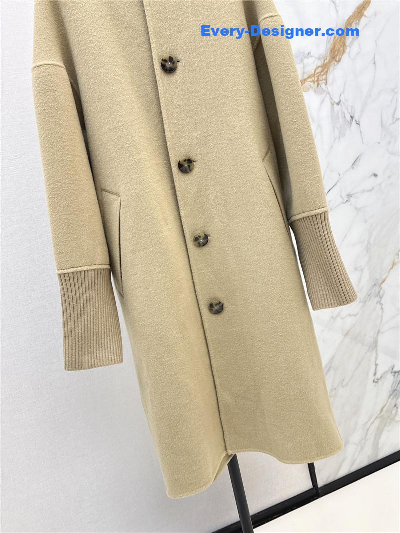 L0r0 P1ana mid-length wool coat replica d&g clothing
