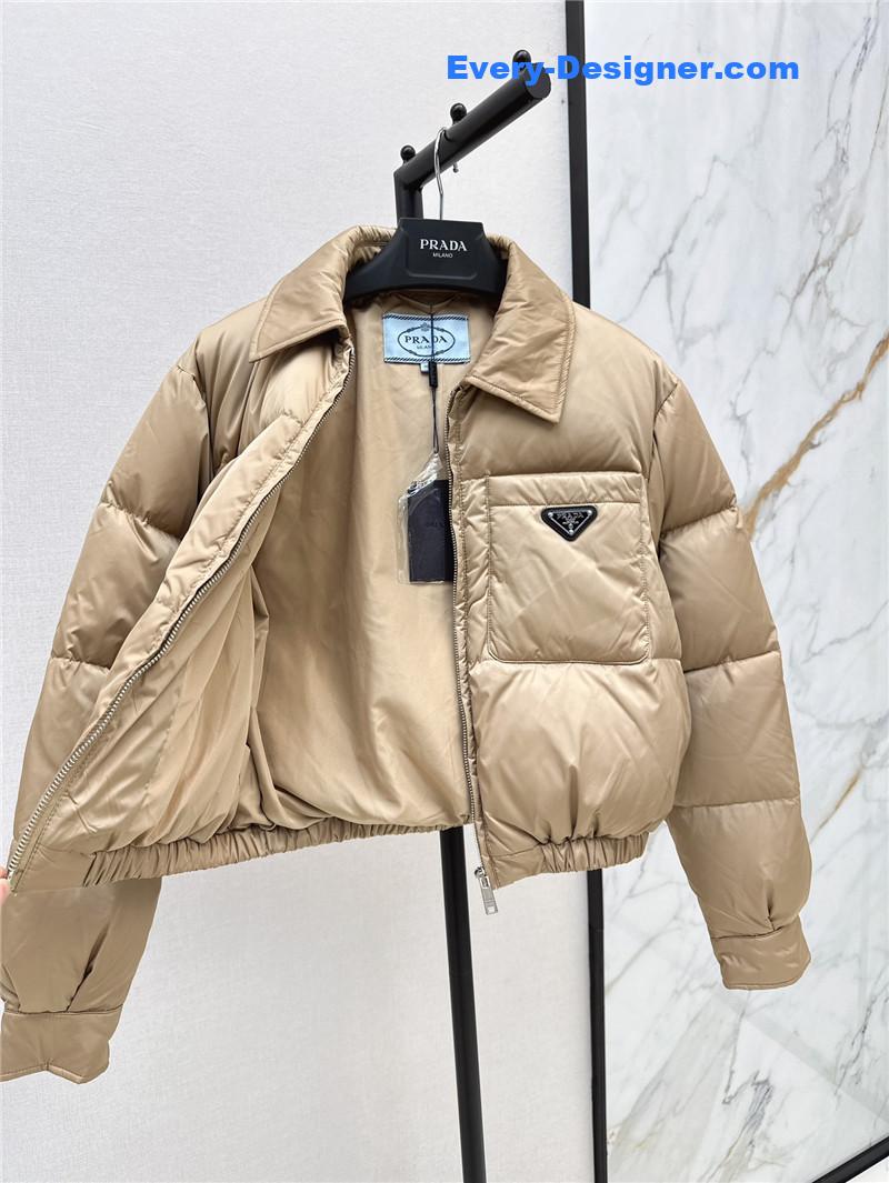 Pra*a bread short down jacket replica clothing sites