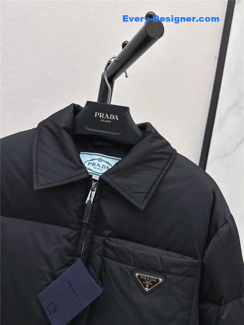 Pra*a bread short down jacket replica clothing sites