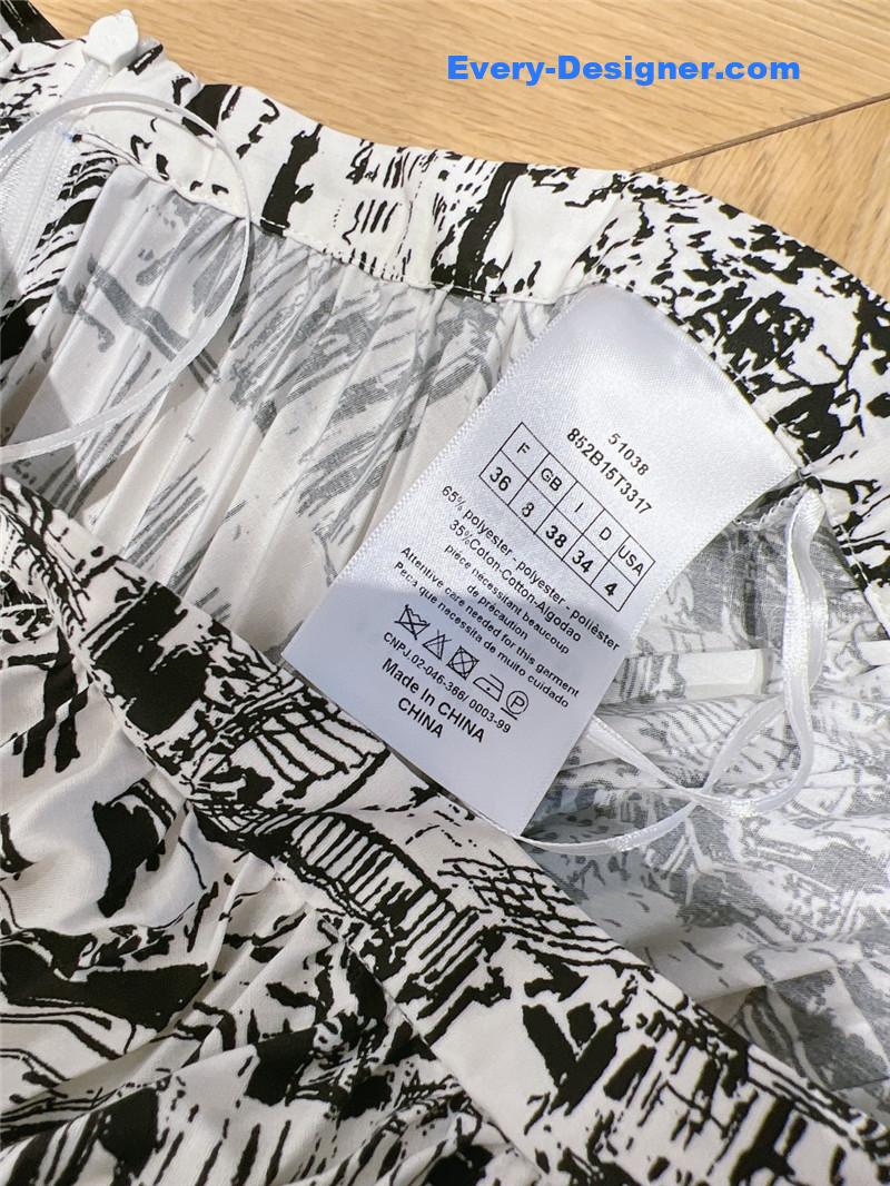 D10r ink paris city pleated skirt replica clothes