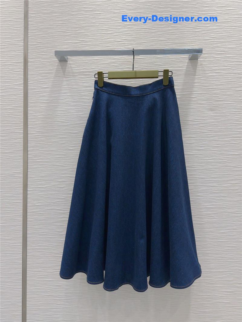 Gvc*1 denim skirt replica d&g clothing
