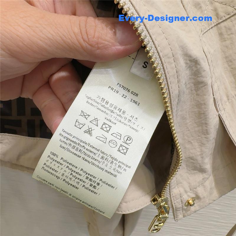 F**di thin coat replica designer clothes