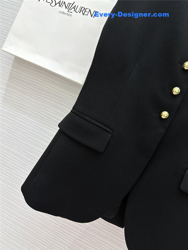 Y51 metal button vest replica d&g clothing