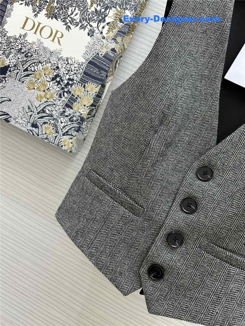 D10r elegant lady patchwork vest replicas clothes