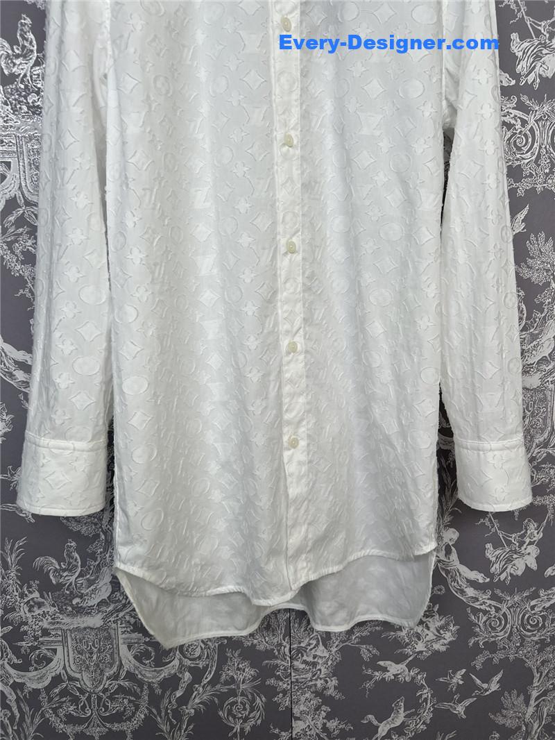l0vis Vvtt0n lv jacquard long shirt replica d&g clothing