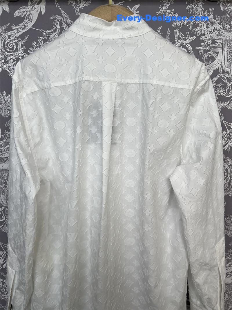 l0vis Vvtt0n lv jacquard long shirt replica d&g clothing