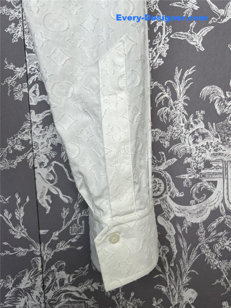 l0vis Vvtt0n lv jacquard long shirt replica d&g clothing