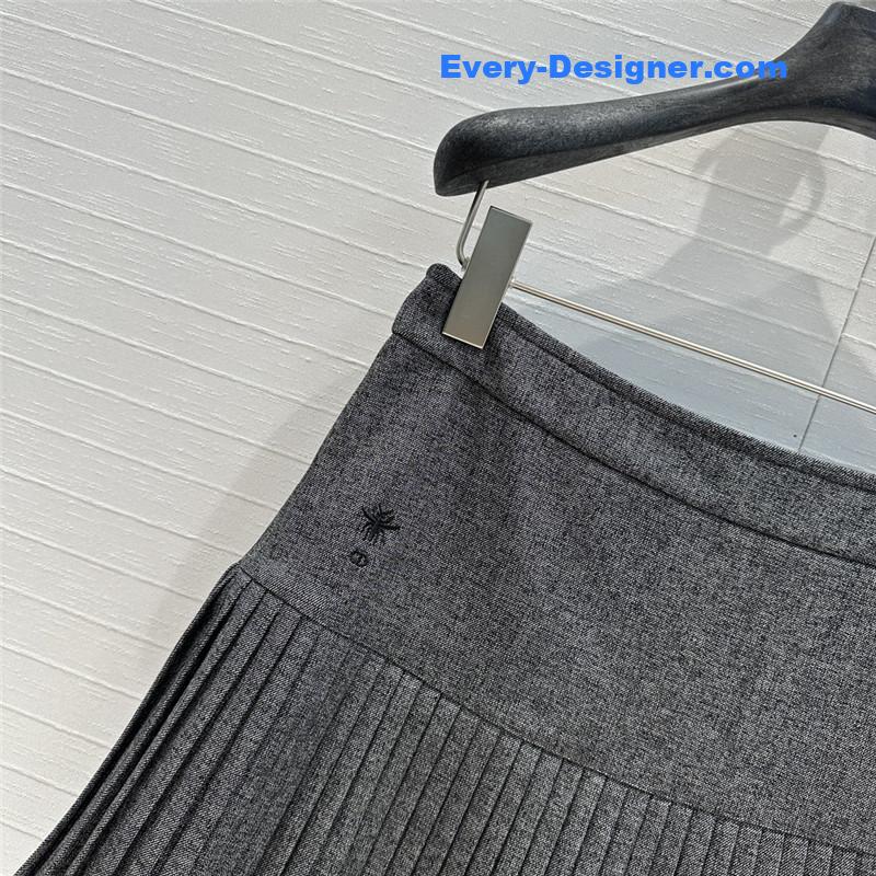 D10r grey pleated skirt replica clothing sites