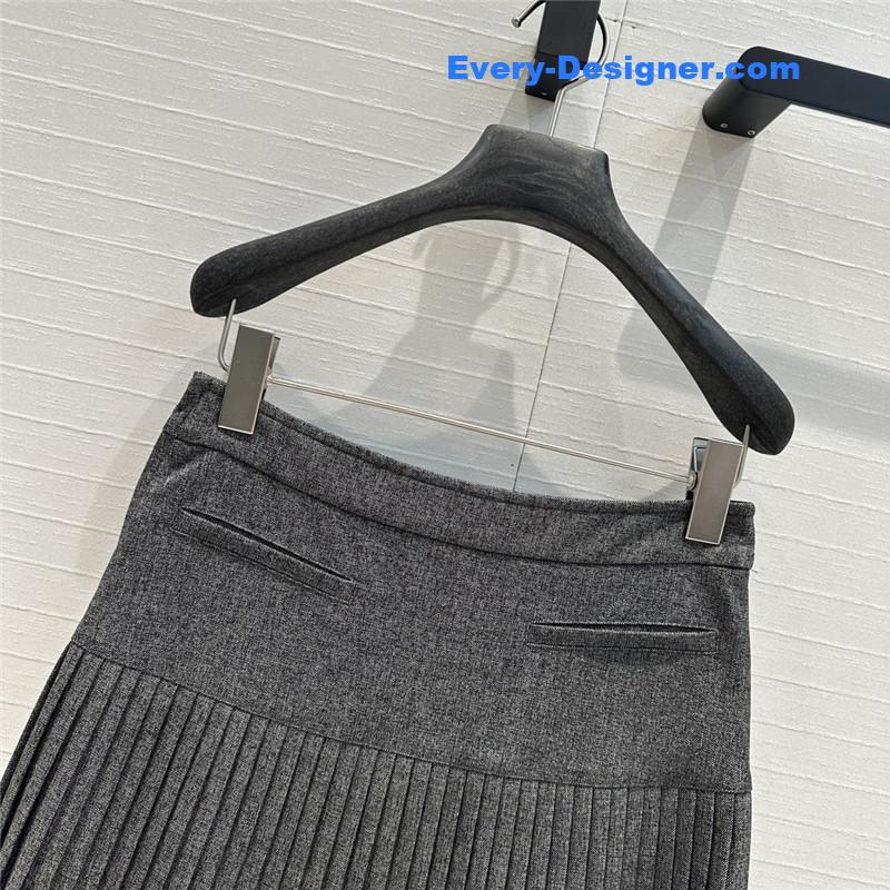 D10r grey pleated skirt replica clothing sites