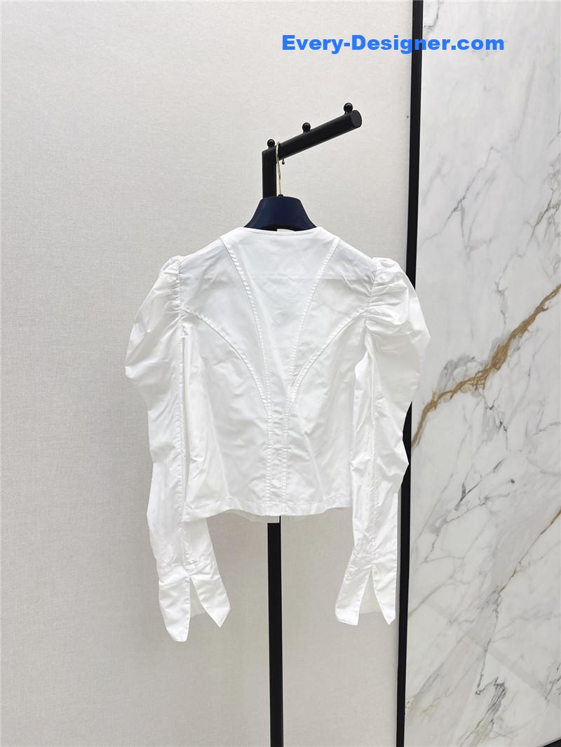 Pra*a mutton sleeve shirt replica clothing sites