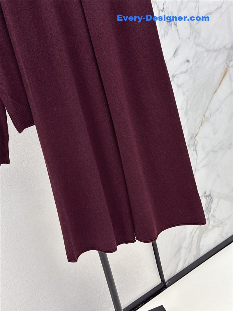 M1um1u new knitted suit replica d&g clothing