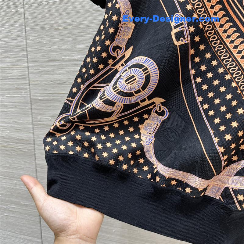 H**me5 silk cashmere short-sleeved top replica clothes