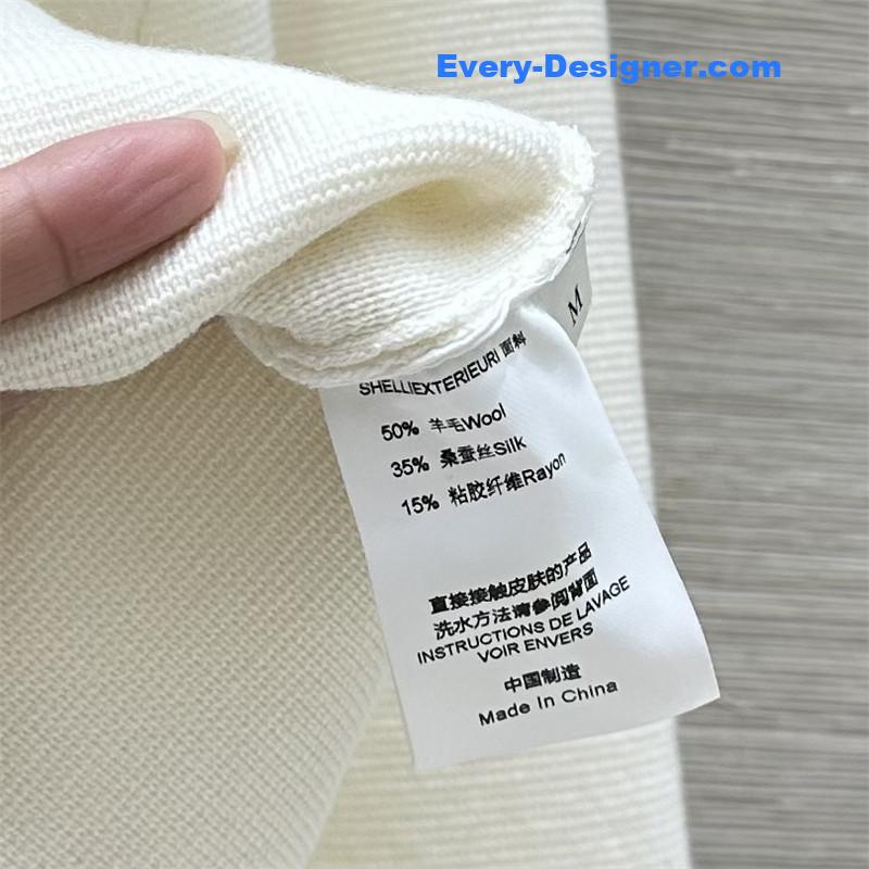 Ch**el floral button crew neck cardigan replica d&g clothing