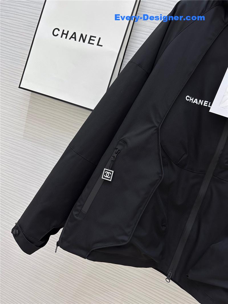 Ch**el hooded jacket replica designer clothes